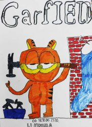 Sven Vinovrški, dobitnik nagrade za plakat Garfield